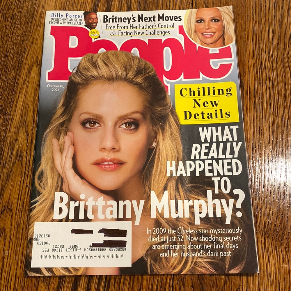 People Magazine - October 2021 - Brittany Murphy - Britney Spears - Billy Porter